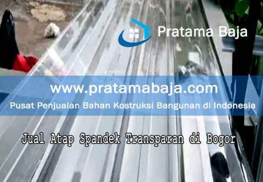 harga atap spandek transparan Bogor