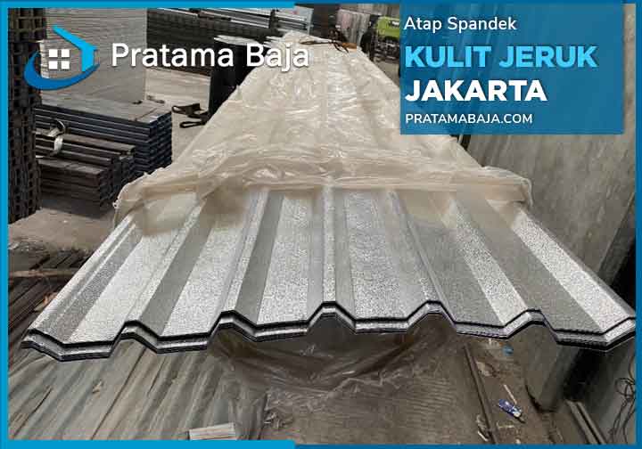 harga atap spandek aluminium kulit jeruk Jakarta