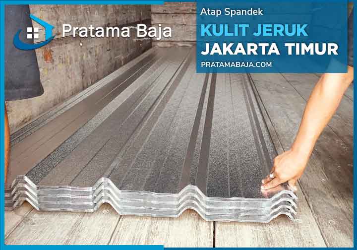 harga atap spandek aluminium kulit jeruk Jakarta Timur